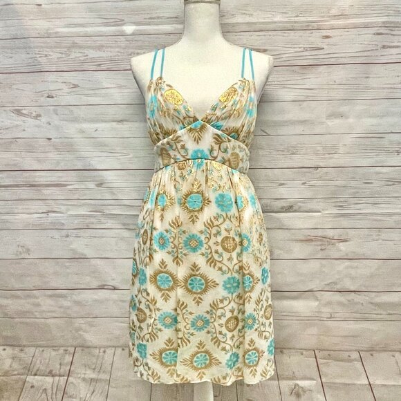 Vintage Milly of New York Silk Blend Dress - Picture 1 of 9